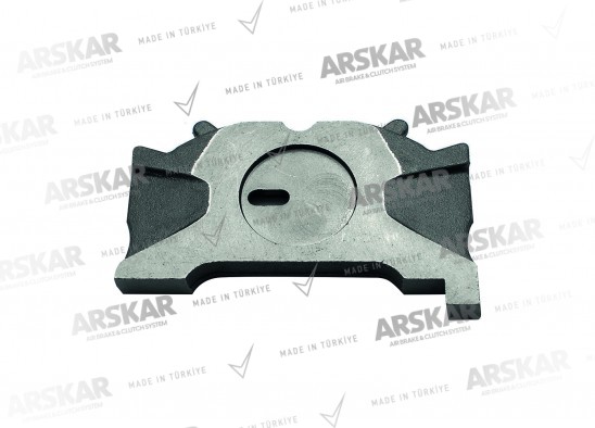 Caliper Brake Lining Plate - R -(With Groove) / 150 810 008