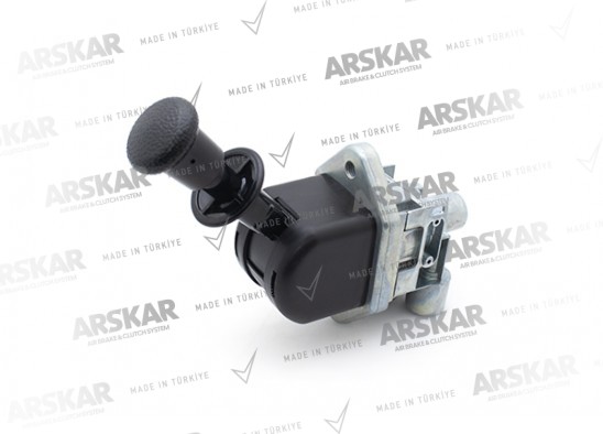 Hand brake valve / AK.7501.000.0 / 9617231250, 0034307481, 0034307381, 1935571, 1519266