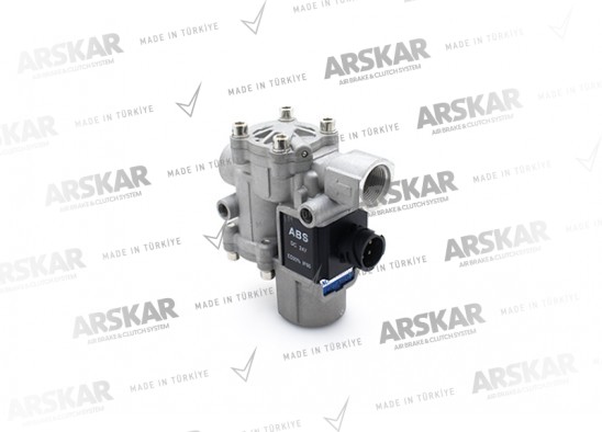 Válvula solenoide, ABS / AK.6019.000.0 / 4721950160, 0044296544, 81524526038, 81524526019, 81524525019, 1304635, 1505210, 1934974, 5010143058, S4721950160, 6300-4721950160