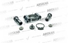 Caliper Shaft Housing & Piston Set - L / 160 840 306