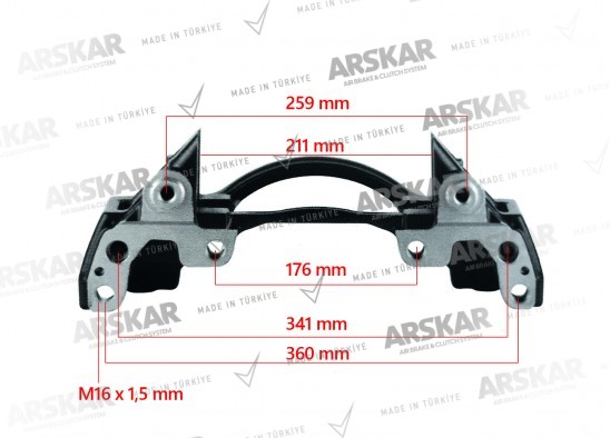 Caliper Carrier - 19.5 / 190 850 184