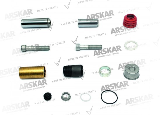 Caliper Pin Repair Kit / 160 820 010 / K000375, 0004202982, 81508226023, 36508226000, 42562855, 42538002, 0980106240, 11099621, 017197
