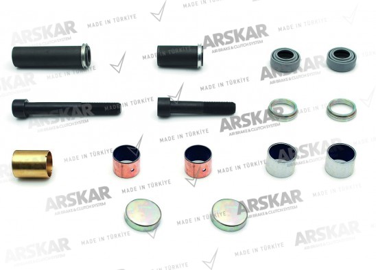 Caliper Pin Repair Kit / 160 840 128 / MCK1104, SJ4076, 3097542, 3098108, 8550880, 85103129, 5001837006, 1522184, 6565644, 6553777