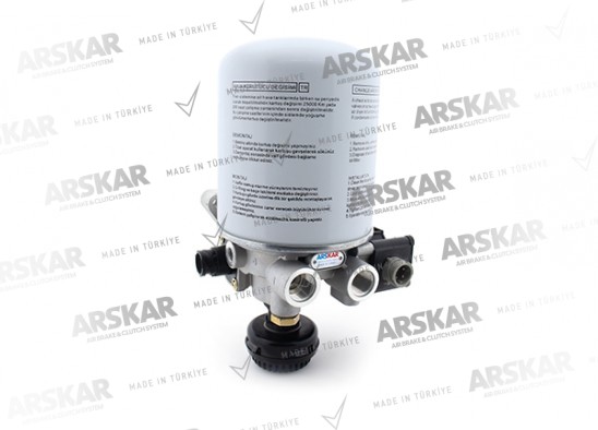 Air dryer Valve / AK.5405.000.0 / 4324251010, 0882965, 0883259, 20466522, 21620172, 20873849, 20700794, 20884103, 21398254, 21480094, 1932701, 47500NA04B