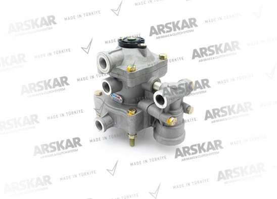 Trailer control valve / AK.6901.000.0 / 9730025200, 0024314005, 0014317405, 0014316705, 1518263, 42000822, 42001971, 5430037990, 05400011500, 99100360069, 79200360154, S9730025200, 99708458683, MC815835, 446100011A, 41558540, 32409440