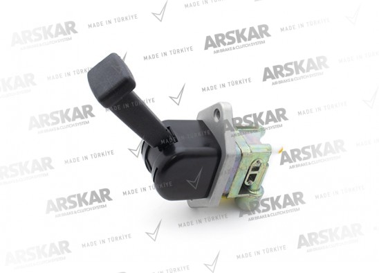 Hand brake valve / AK.7504.000.0 / 9617231040, 1518235, 0024307981, 0024307781, 0024307581, TDAS9617231040, 6300-9617231040, S9617231040, 5214221040