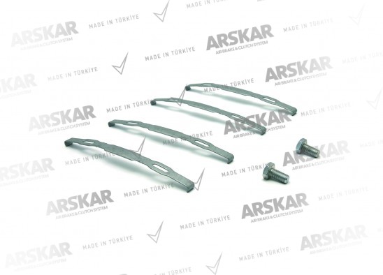 Juego de Resorte Pastilla de Freno / 160 840 502 / MBA112, 68324769, 85109894