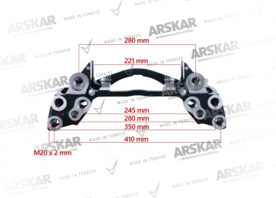 Caliper Carrier - 19.5 / 160 840 672 / 68325353