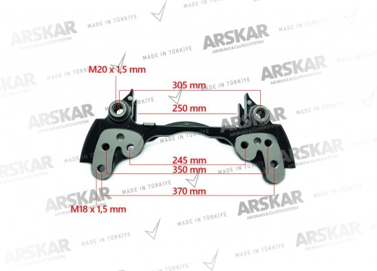 Caliper Carrier - 22.5 / 160 840 680 / 68324199