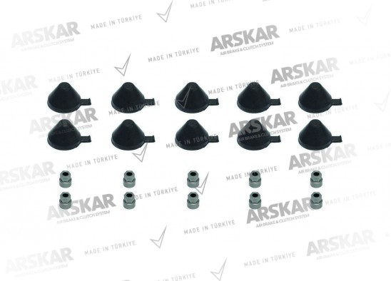 Kaliper Ayar Mekanizma Kapak Seti / 160 820 088 / K000029, 0004234687, 81508226021, 5021175269, M91004901, 0501213104, 16M0008240AA, TW04614