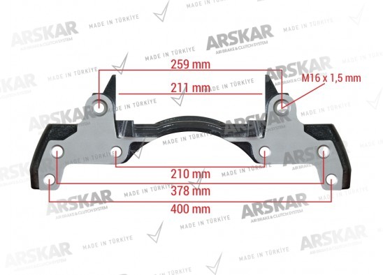 Caliper Carrier - 22.5 / 190 850 180