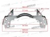 Caliper Carrier - Left - 19.5 / 160 820 383